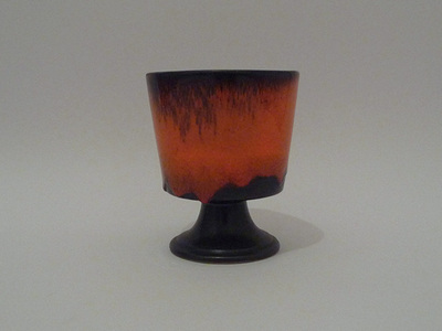 Nr. 0838
Fun 70s drinking cup

Black with bright orange glazed fat lava dripping

[b]Studio pottery[/b]

Unmarked

Good vintage condition, no damage

H 13,5 cm x W 11 cm

[url=https://kosai.be/gallery/contact.php?referer=index.php][img]https://kosai.be/gallery/varia/buy.jpg[/img][/url]


[img]https://www.kosai.be/images/0838.jpg[/img]


[img]https://www.kosai.be/images/0838_4lr.jpg[/img]


[img]https://www.kosai.be/images/0838_5lr.jpg[/img]


[img]https://www.kosai.be/images/0838_6lr.jpg[/img]


[img]https://www.kosai.be/images/0838_7lr.jpg[/img]


[url=https://kosai.be/gallery/contact.php?referer=index.php][img]https://kosai.be/gallery/varia/buy.jpg[/img][/url]


[url=https://kosai.be/gallery/displayimage.php?pid=37]Back to top[/url]
Keywords: Others